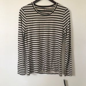 Apt 9 glittery striped long sleeve tee